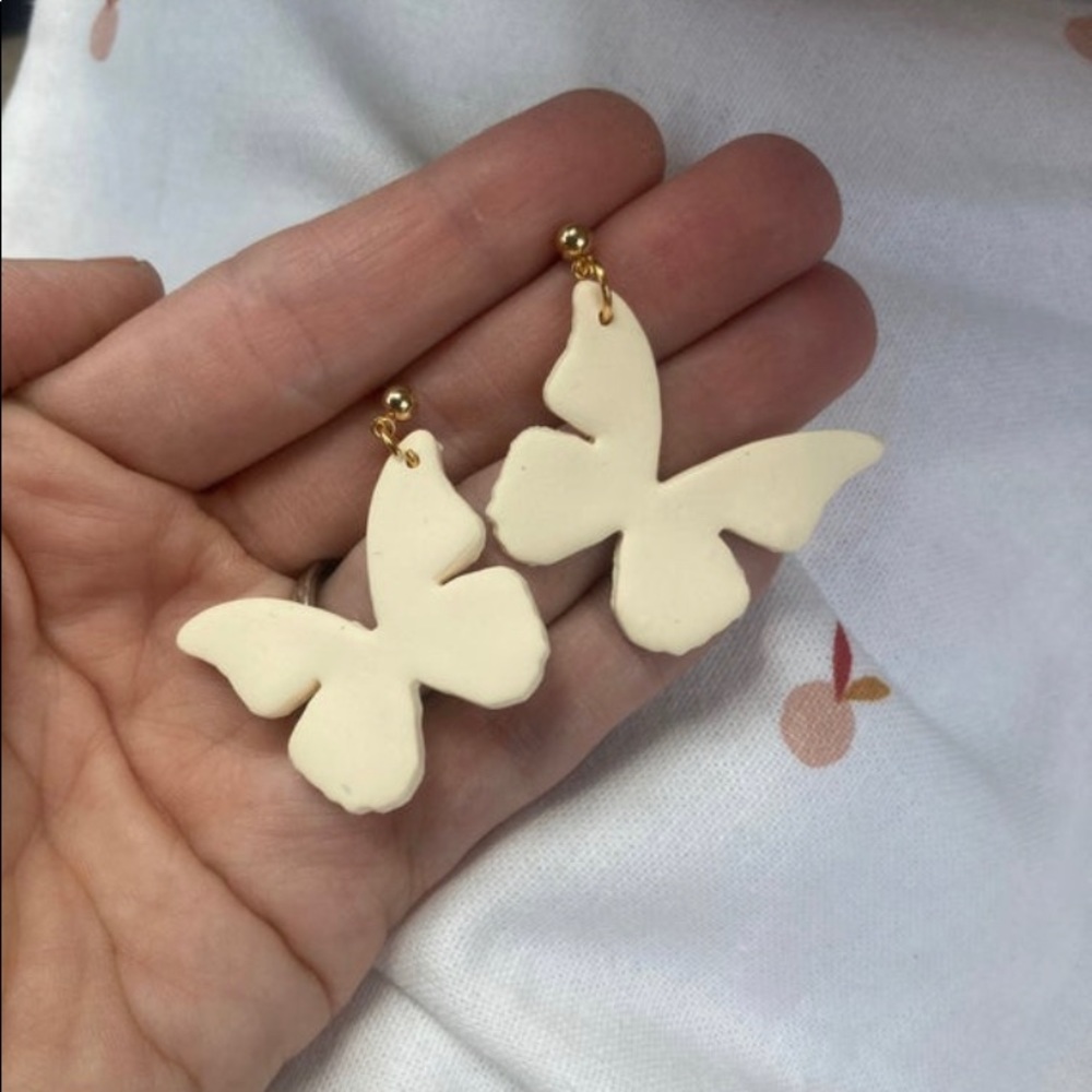 Handmade polymer clay earrings